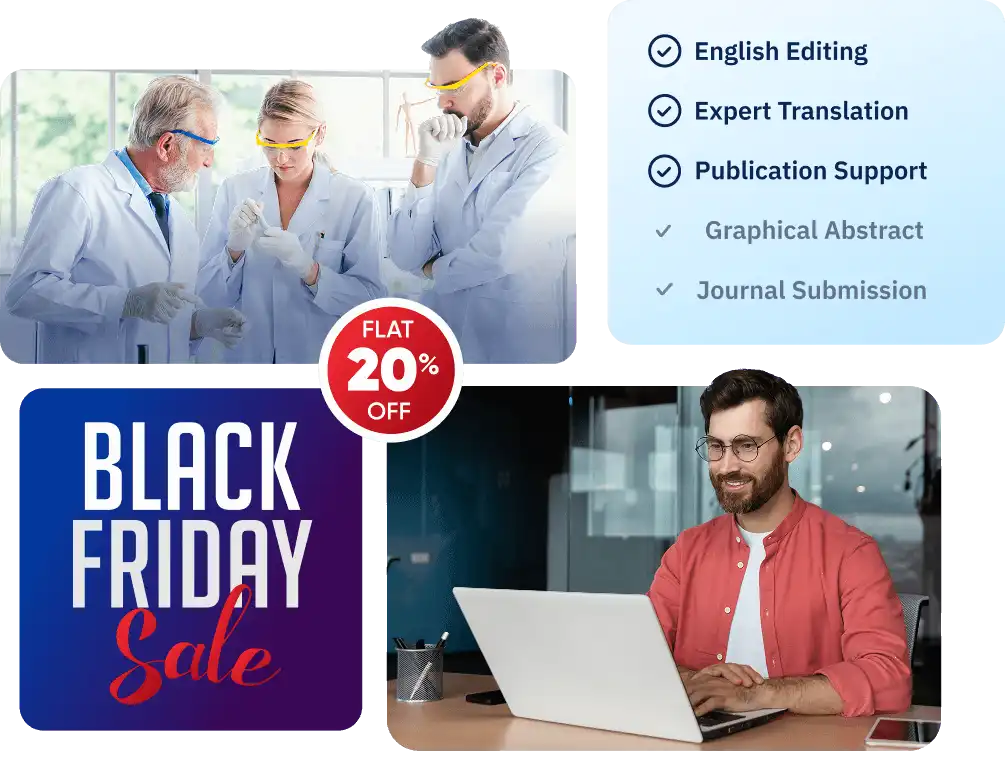 Researchers collaborating on a project