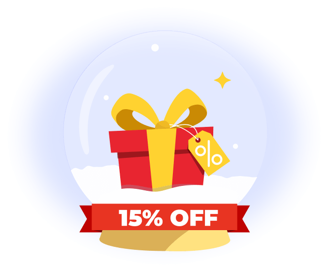 15% off Festive Discount Banner